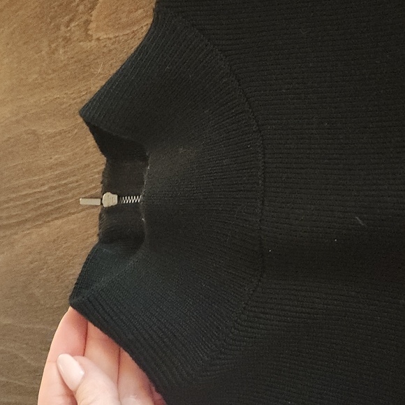 SOLD-Reiss Kelly Black knitted Kelly dress - Picture 8 of 9